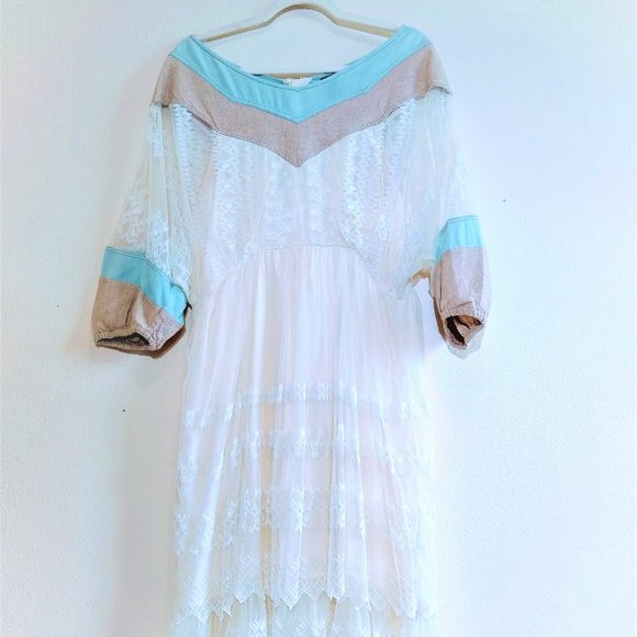 Free People New Romantics Boho Chic lace dress Size XS - Picture 2 of 16